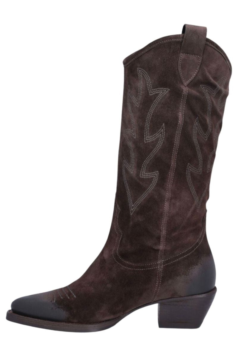 A13615 | Iman babysilk suede 554 | Støvler fra Billi Bi