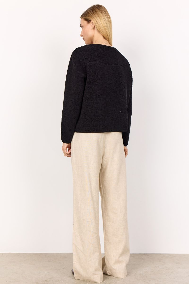 Ada Teddy Jacket | Sort | Jakke fra French Laundry