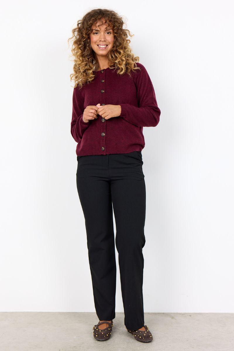 Alice Cardigan | Bordeaux | Strik fra Statebird