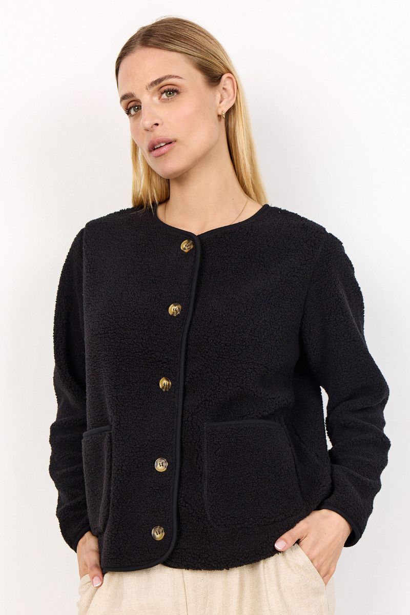 Ada Teddy Jacket | Sort | Jakke fra French Laundry