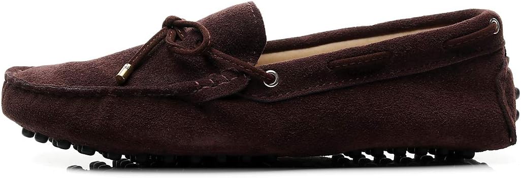 KLASSISKE MOKKASINER I SEMSKET SKINN | TRENDY KOMFORTABLE SLIP-ON LOAFERS DAMESKO MÅ HA
