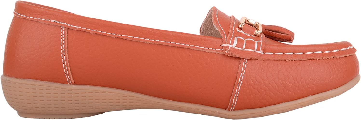 DAME LOAFERS I SKINN – SLIP-ON KOMFORT OG KLASSISK DESIGN | TRENDY DAMESKO MÅ HA