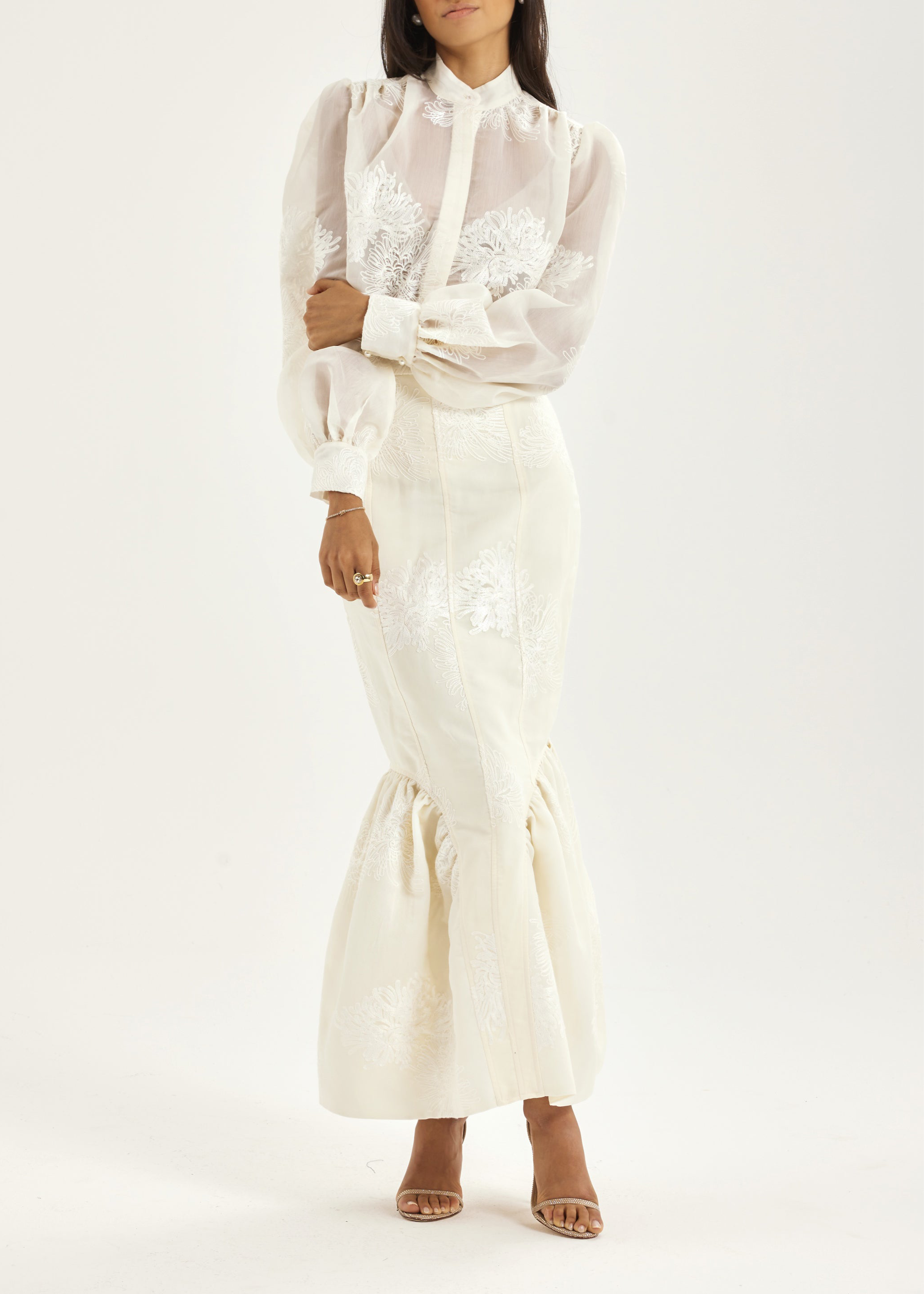 Sophia Brodert Bluse | French Vanilla