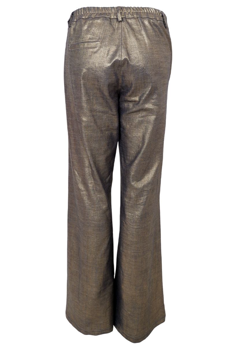 Allure Box Glitter Pant 40549 | Gold | Bukser fra Black Colour