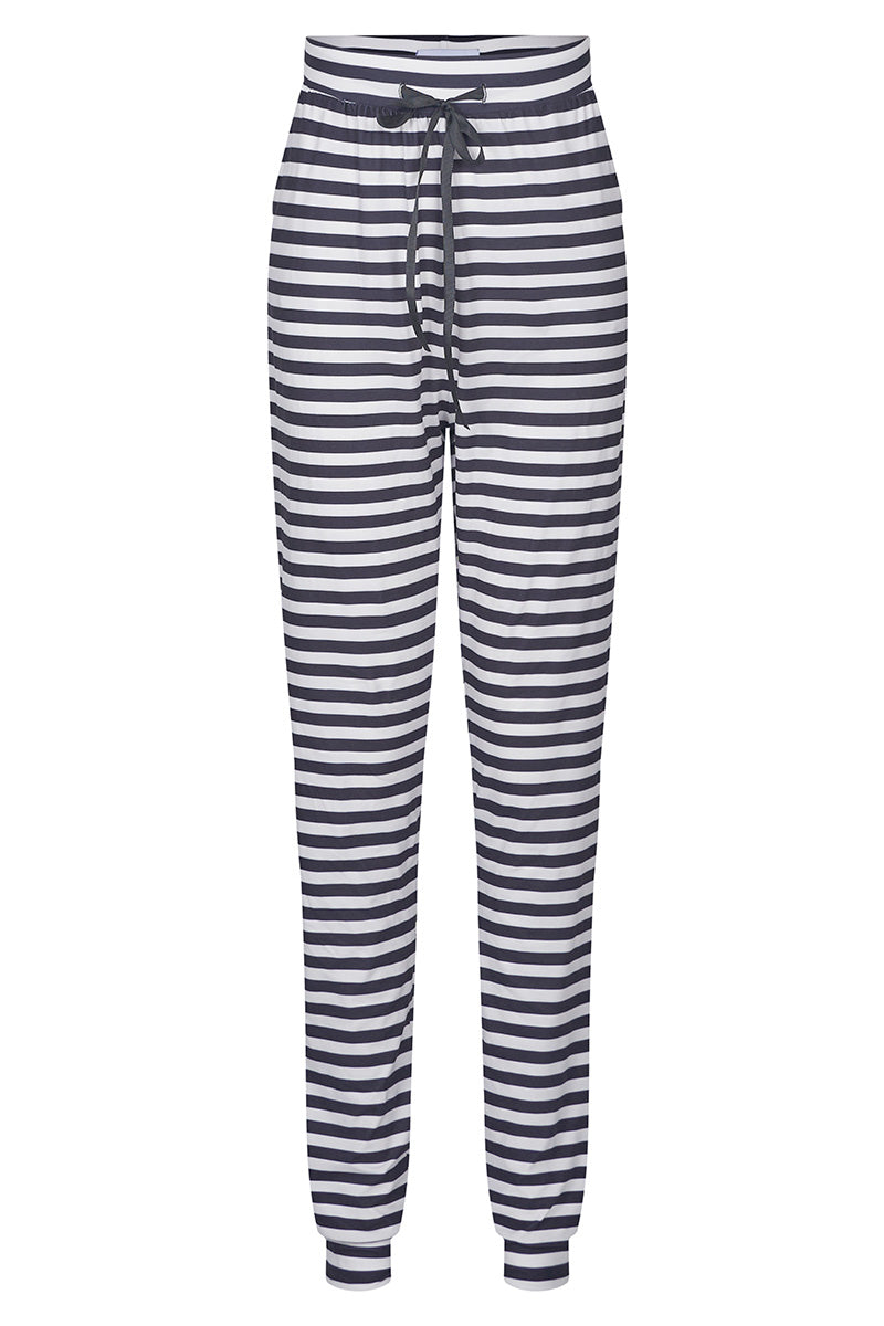 Alma Pants | Black Creme Stripe | Bukser fra Liberté