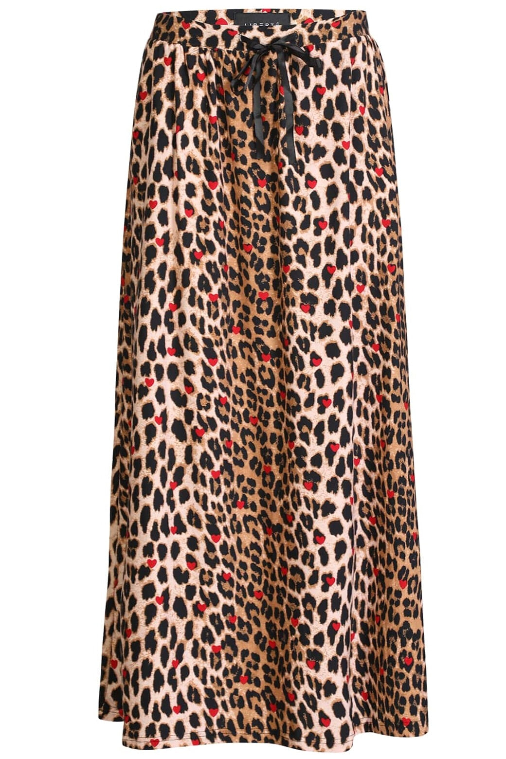 Alma Loose Skirt | Lux Leo Red Heart | Nederdel fra Liberté