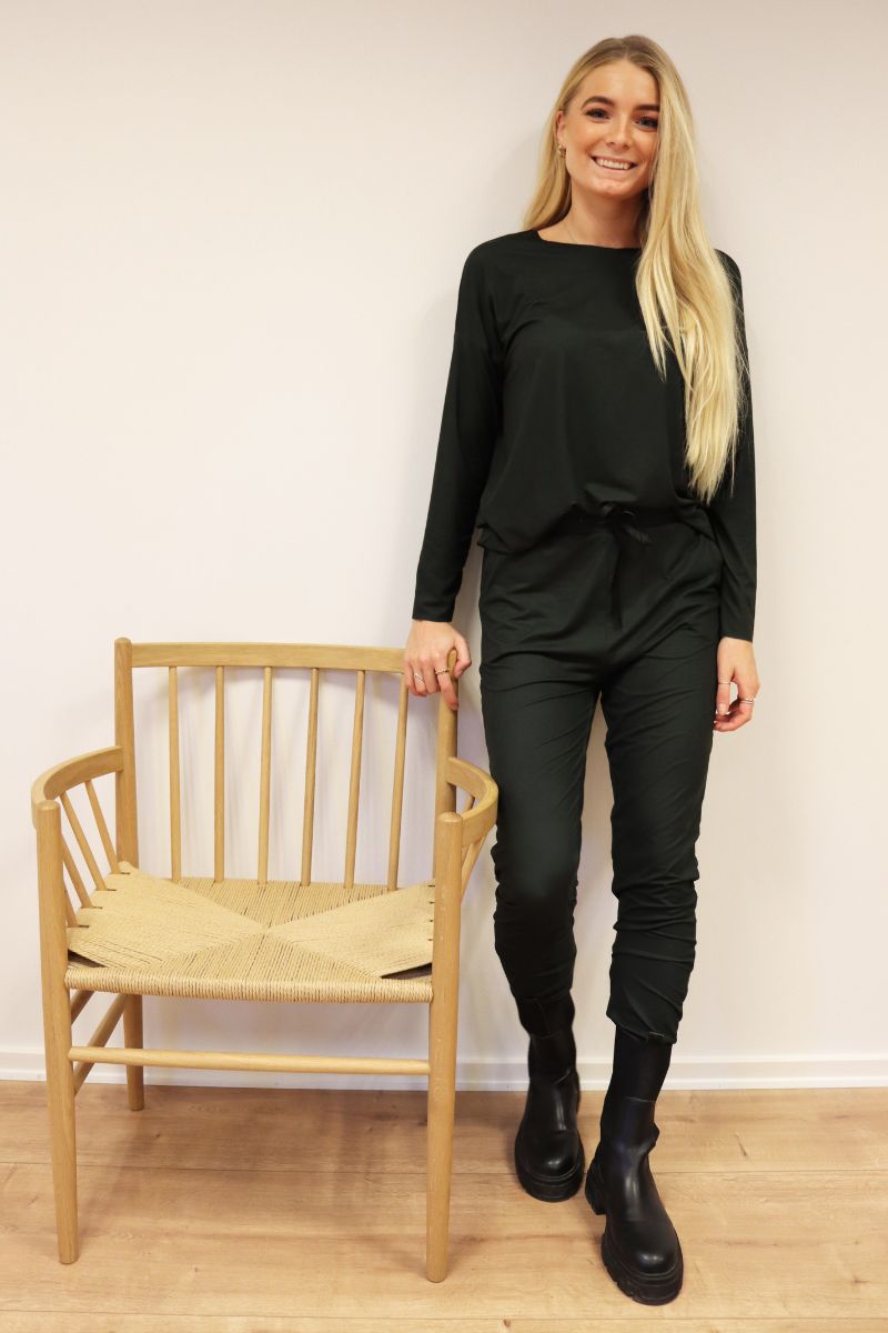 Alma Ls Top | Dark Army | Bluse fra Liberté