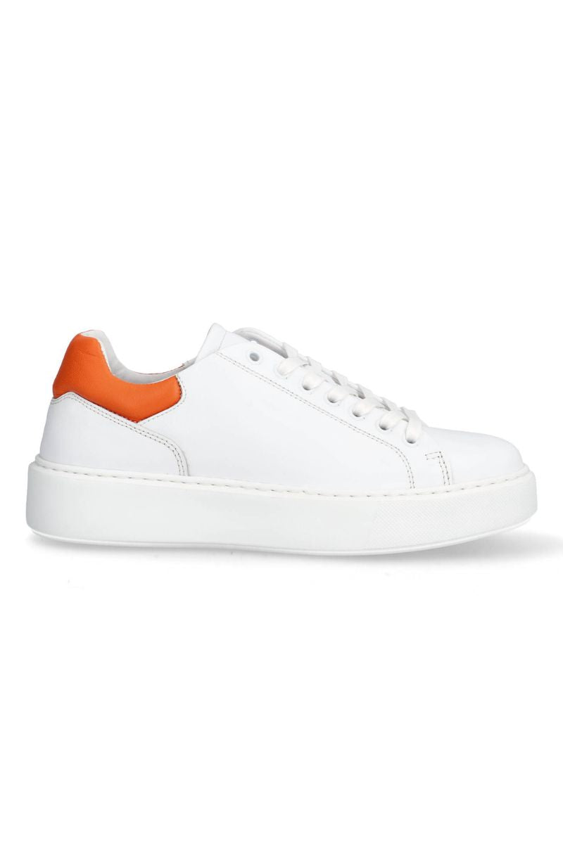 A4752 | White/orange calf 808  | Sneakers fra Billi Bi
