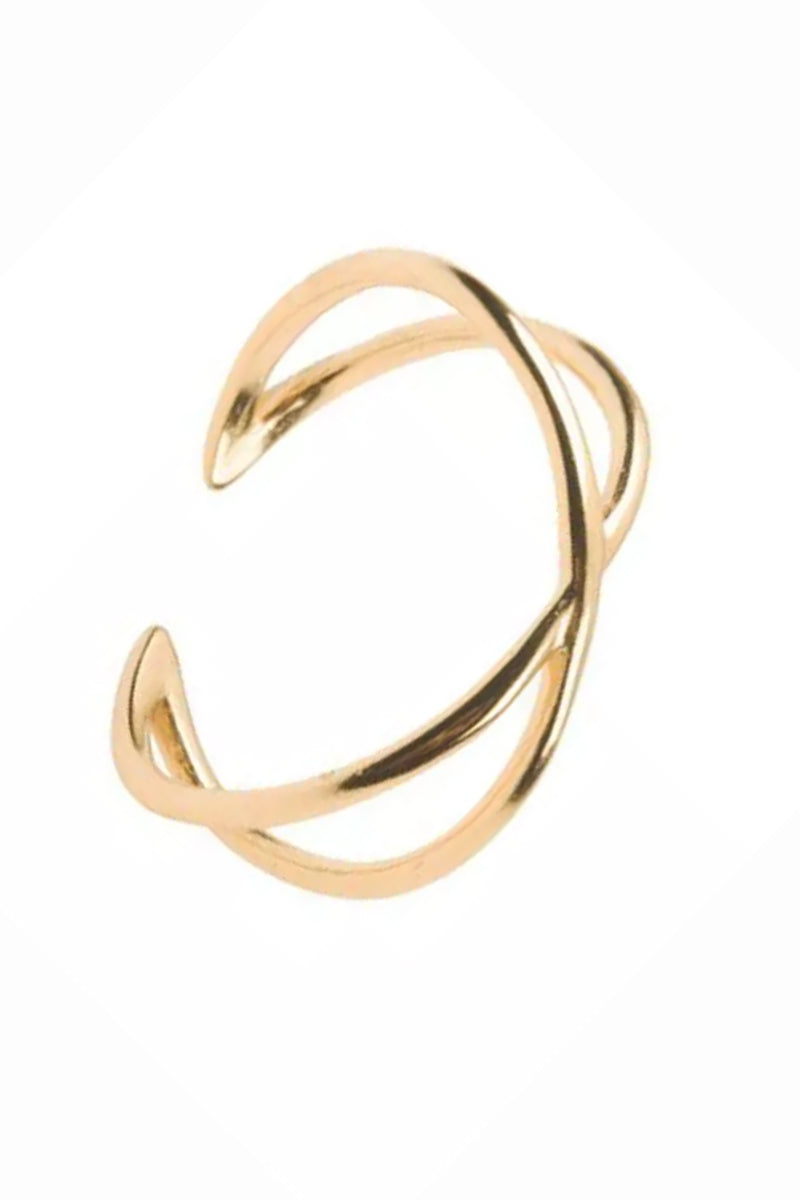 Ai Cross Ring | Forgyldt | Ring fra Coi