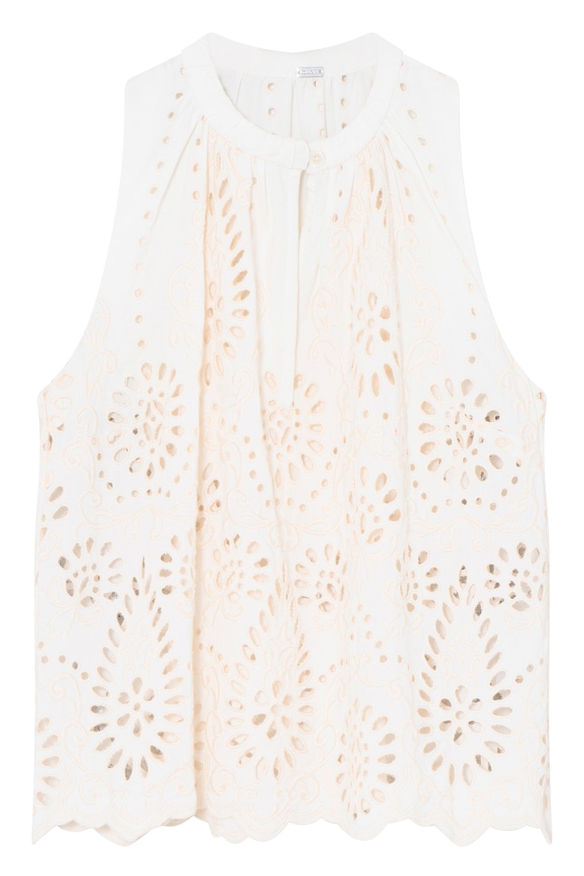 Aisa halter neck 52648 | Classic White | Skjorte fra Gustav