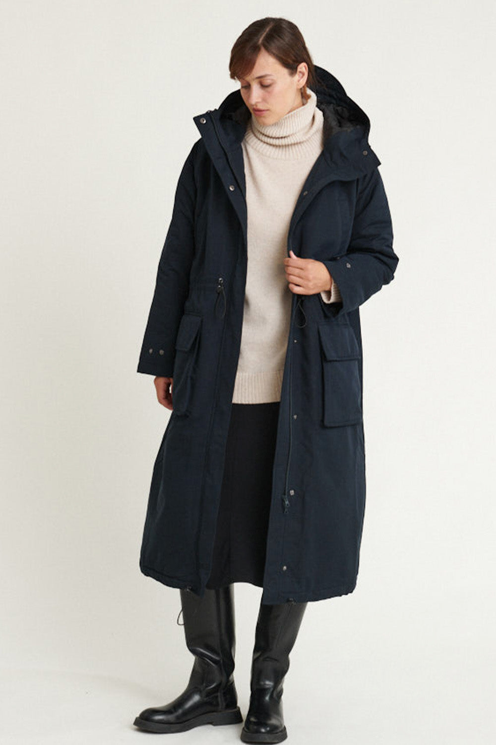 Ajlin Parka | Sky Captain | Jakke fra Basic Apparel