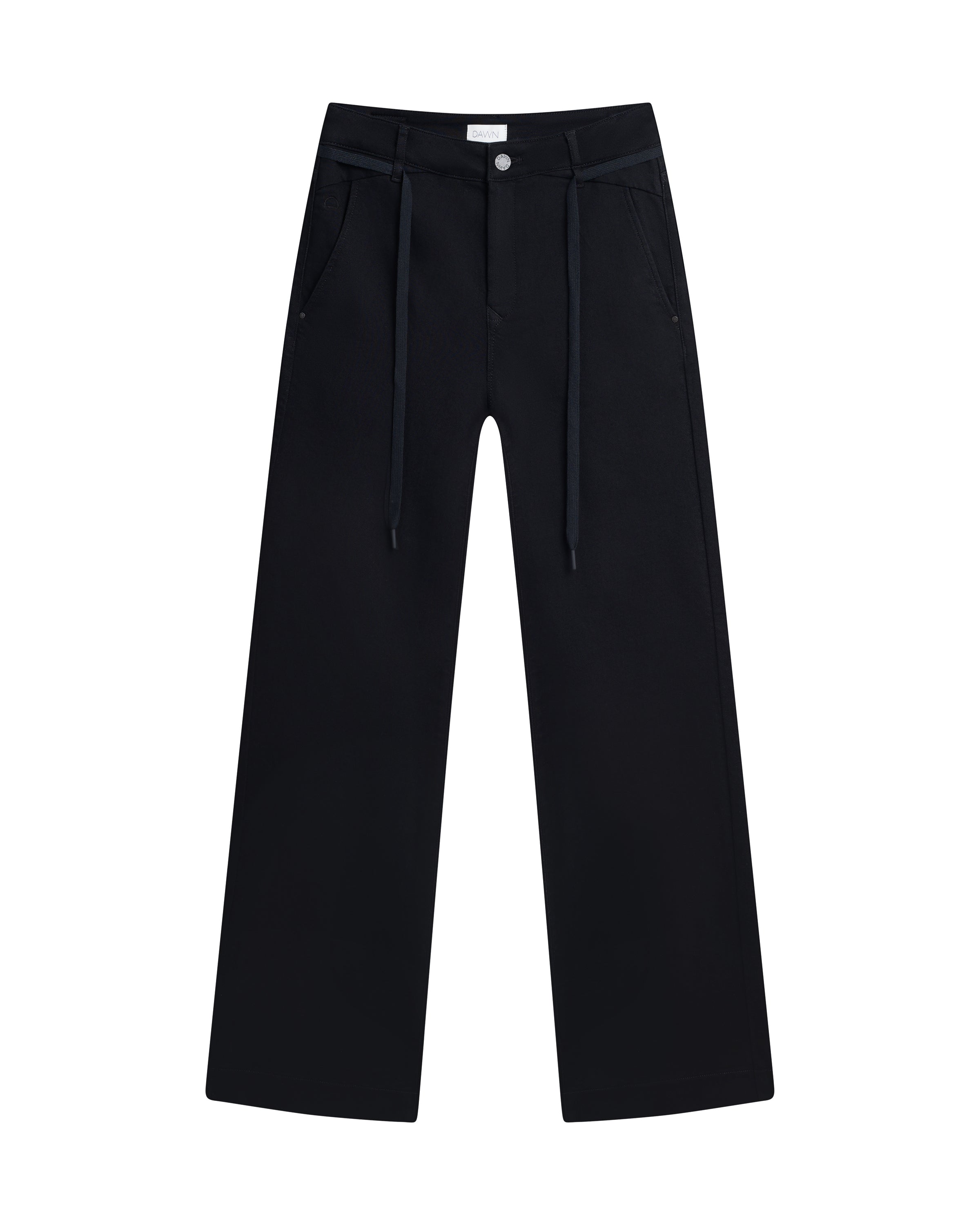 MYK DENIM MED UTEN UTDRAG – FRANSK LOMME | STAY BLACK | TRENDY JEANS MED HØY LIV