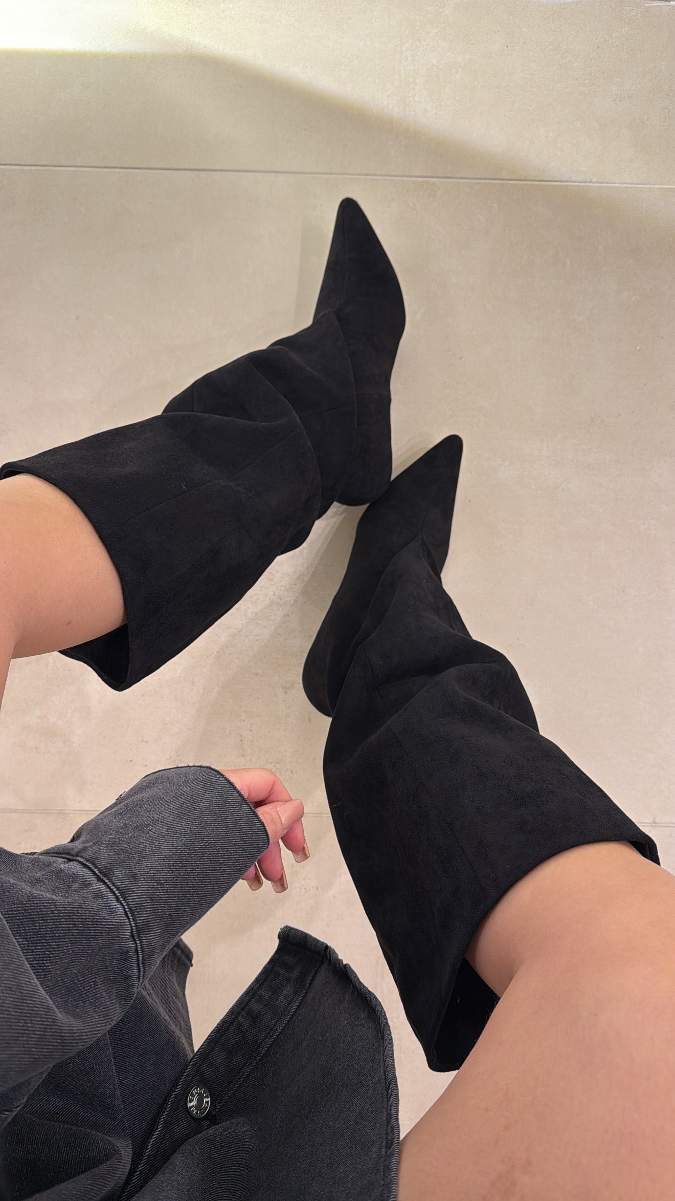 Josephine Støvler Svart