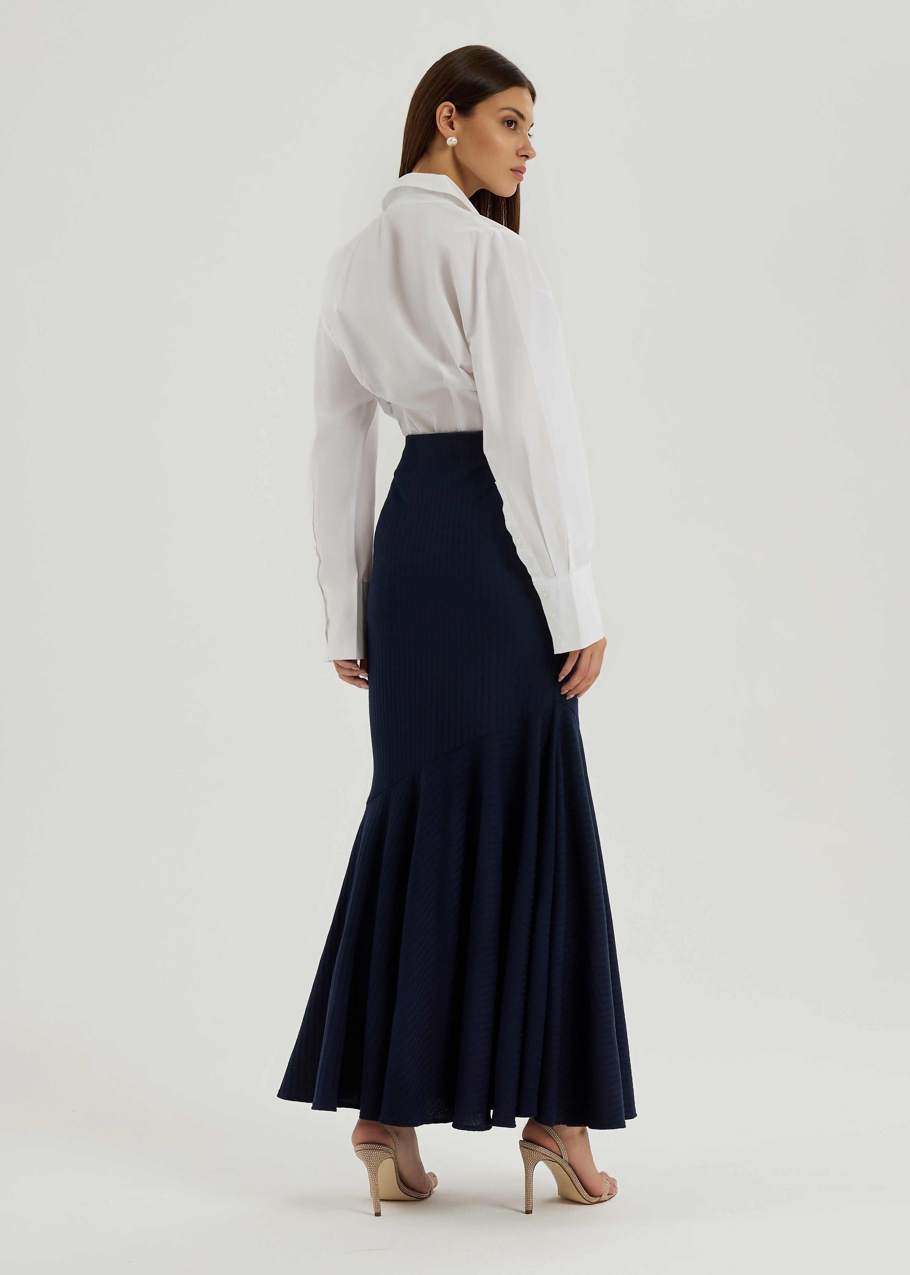 Nanushka Elevate Bodysuit Shirt | White