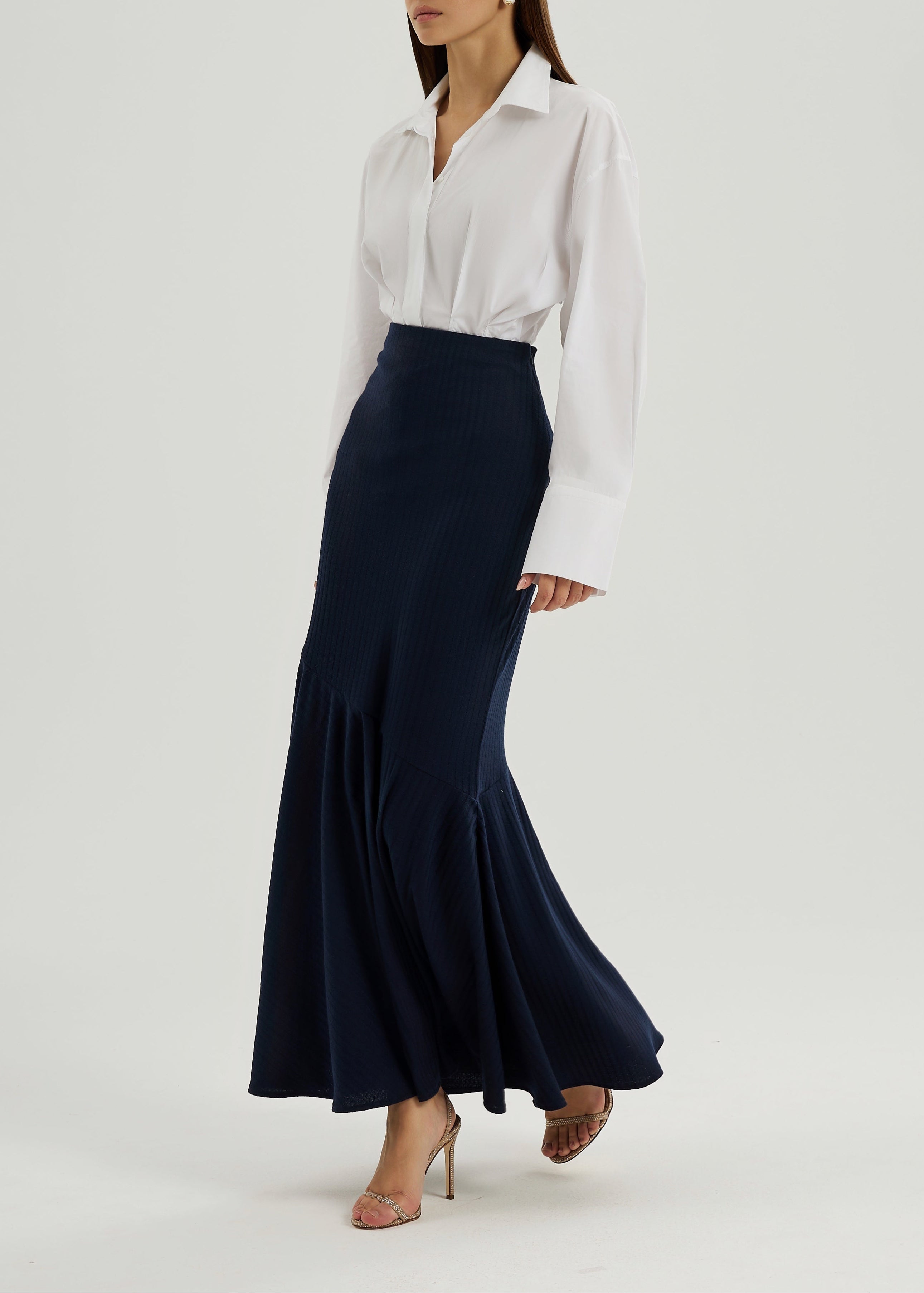 Nanushka Elevate Bodysuit Shirt | White