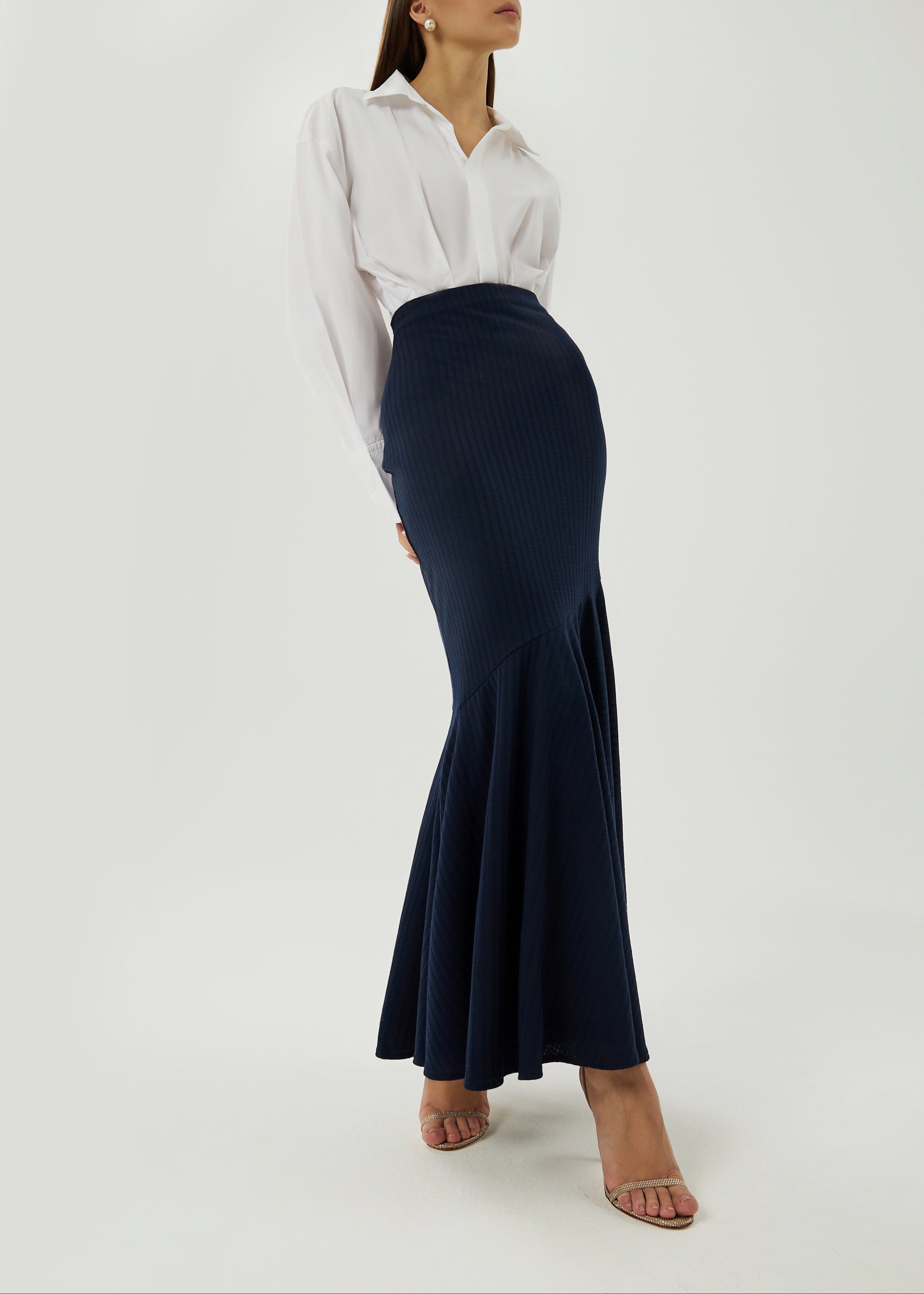 Nanushka Elevate Bodysuit Shirt | White