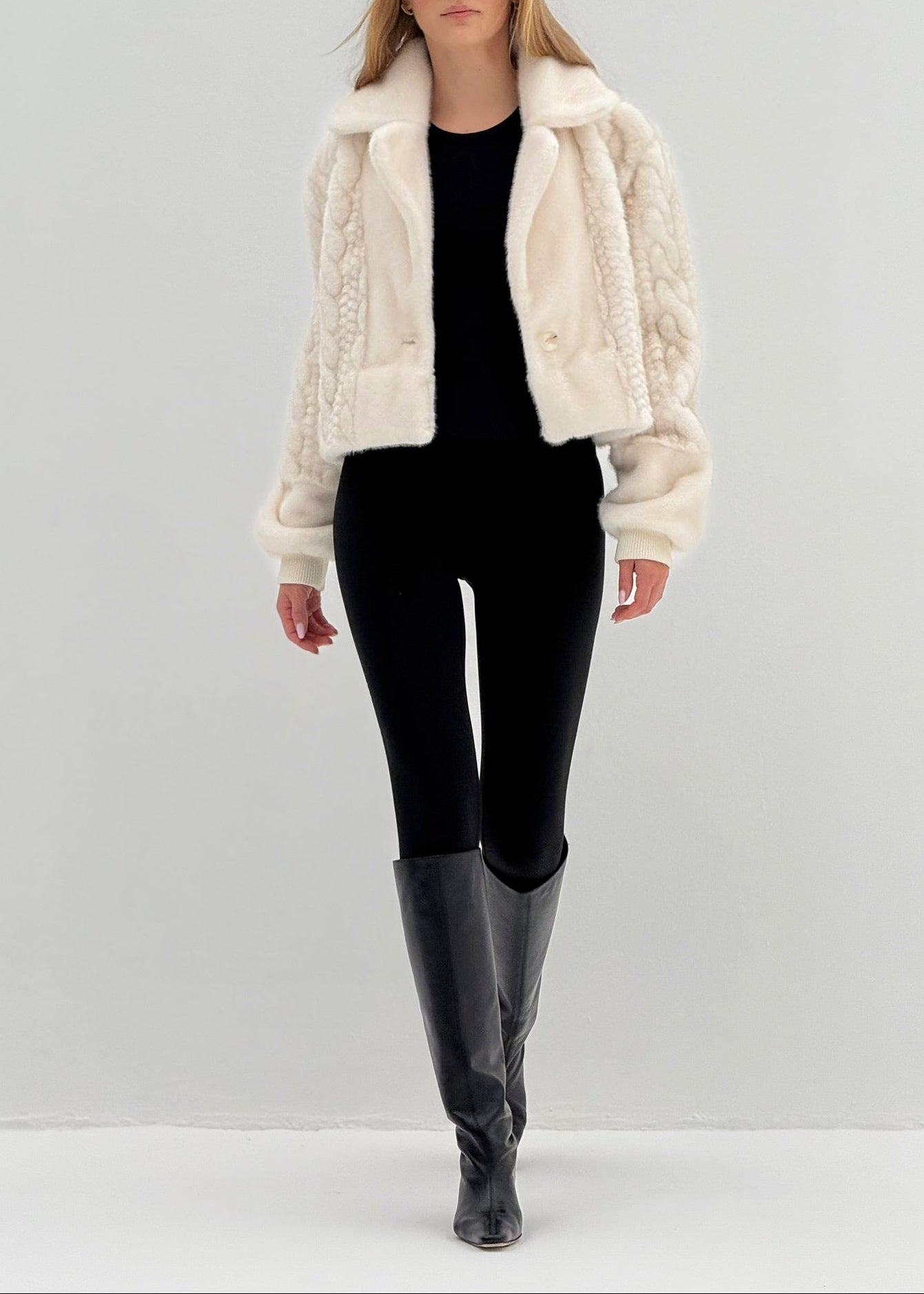 Belgravia Luksus Pelsjakke | Vinter Latte