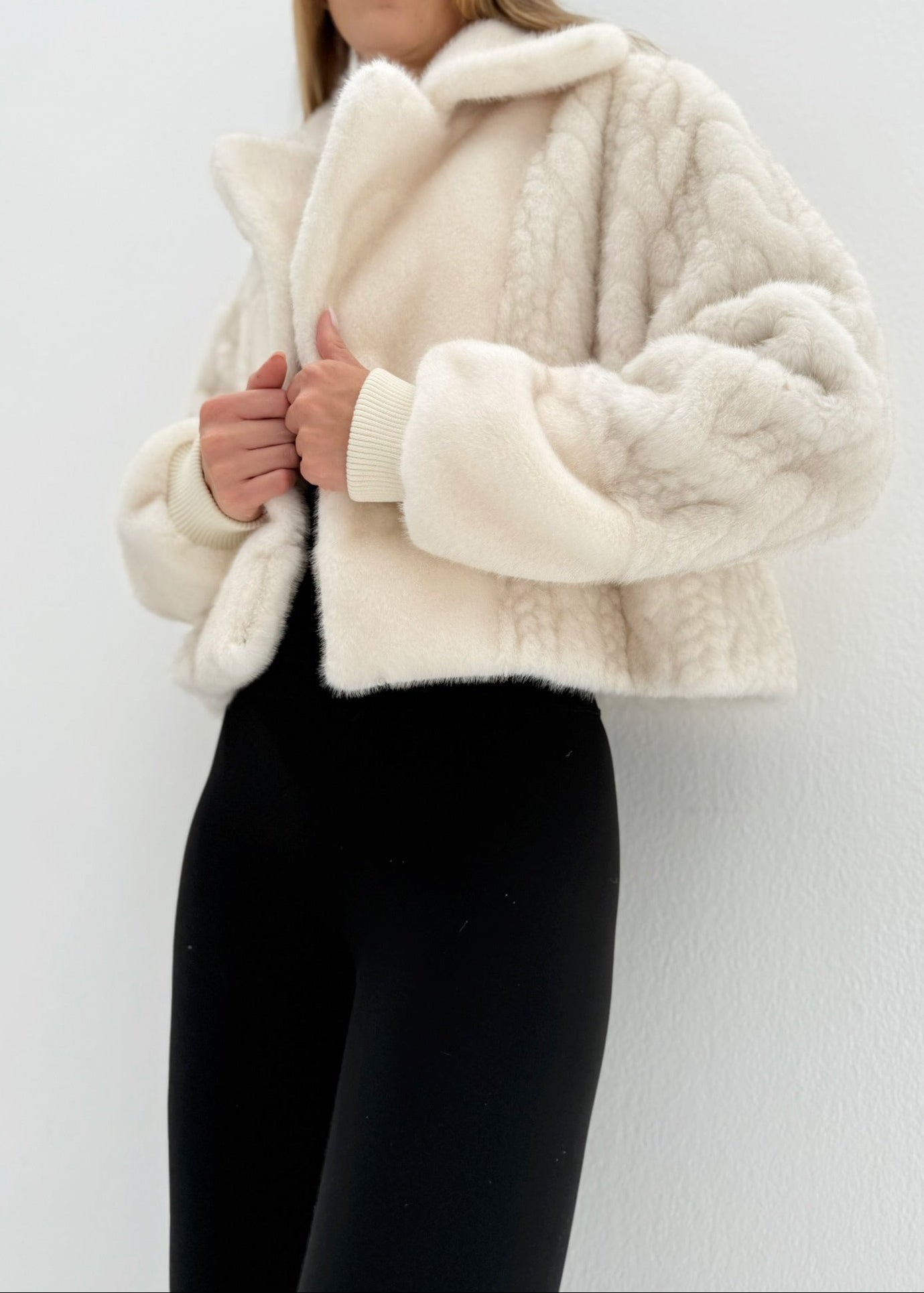 Belgravia Luksus Pelsjakke | Vinter Latte