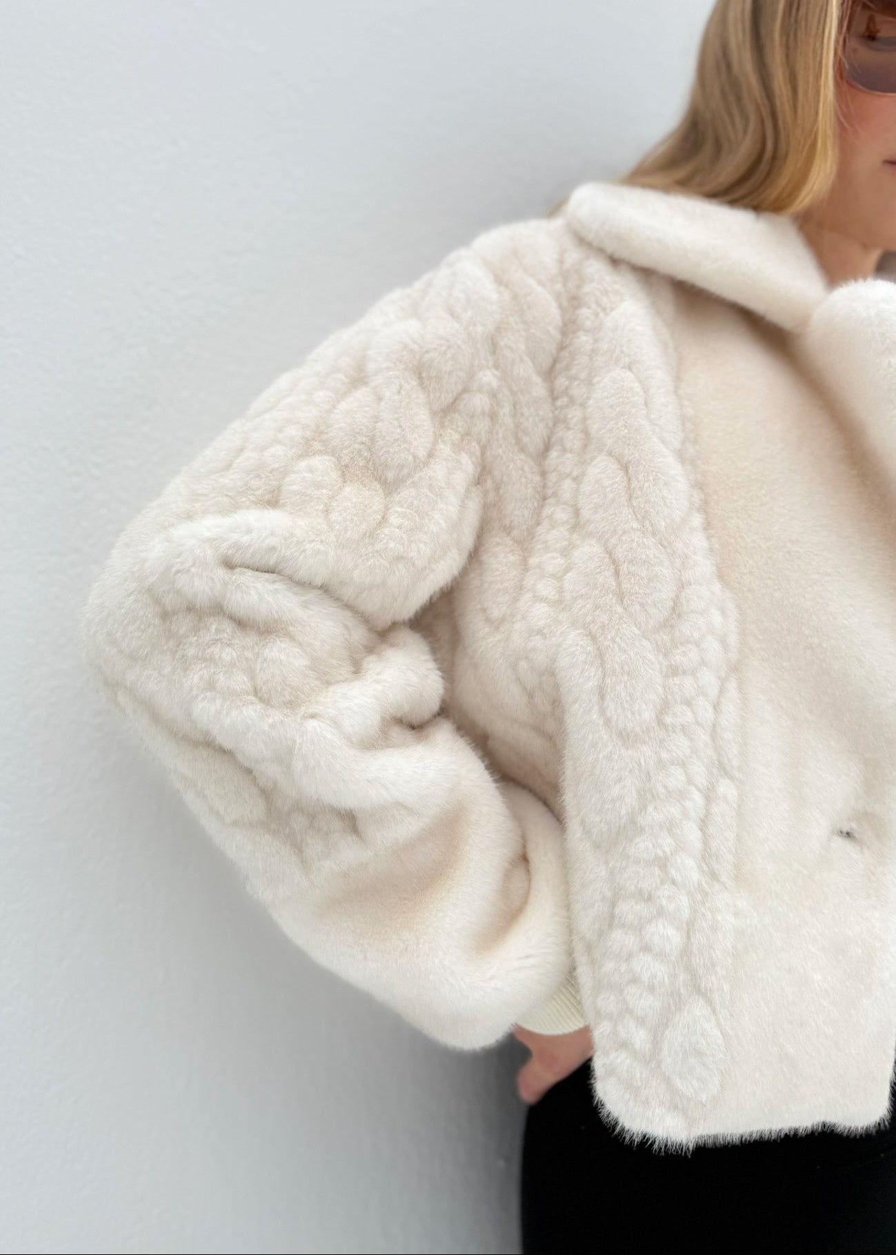 Belgravia Luksus Pelsjakke | Vinter Latte