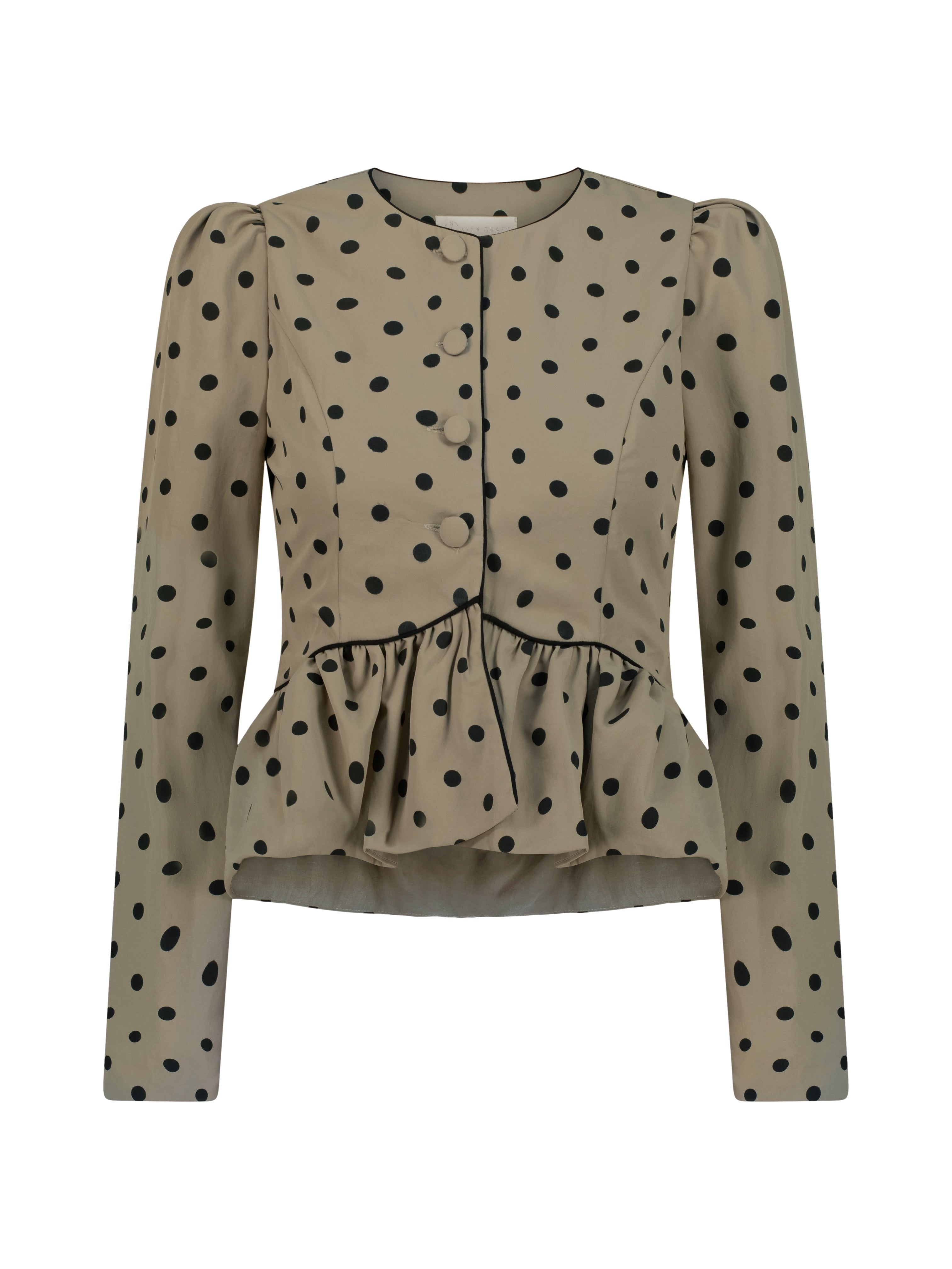 Hoxton Polka Jacket | Olive