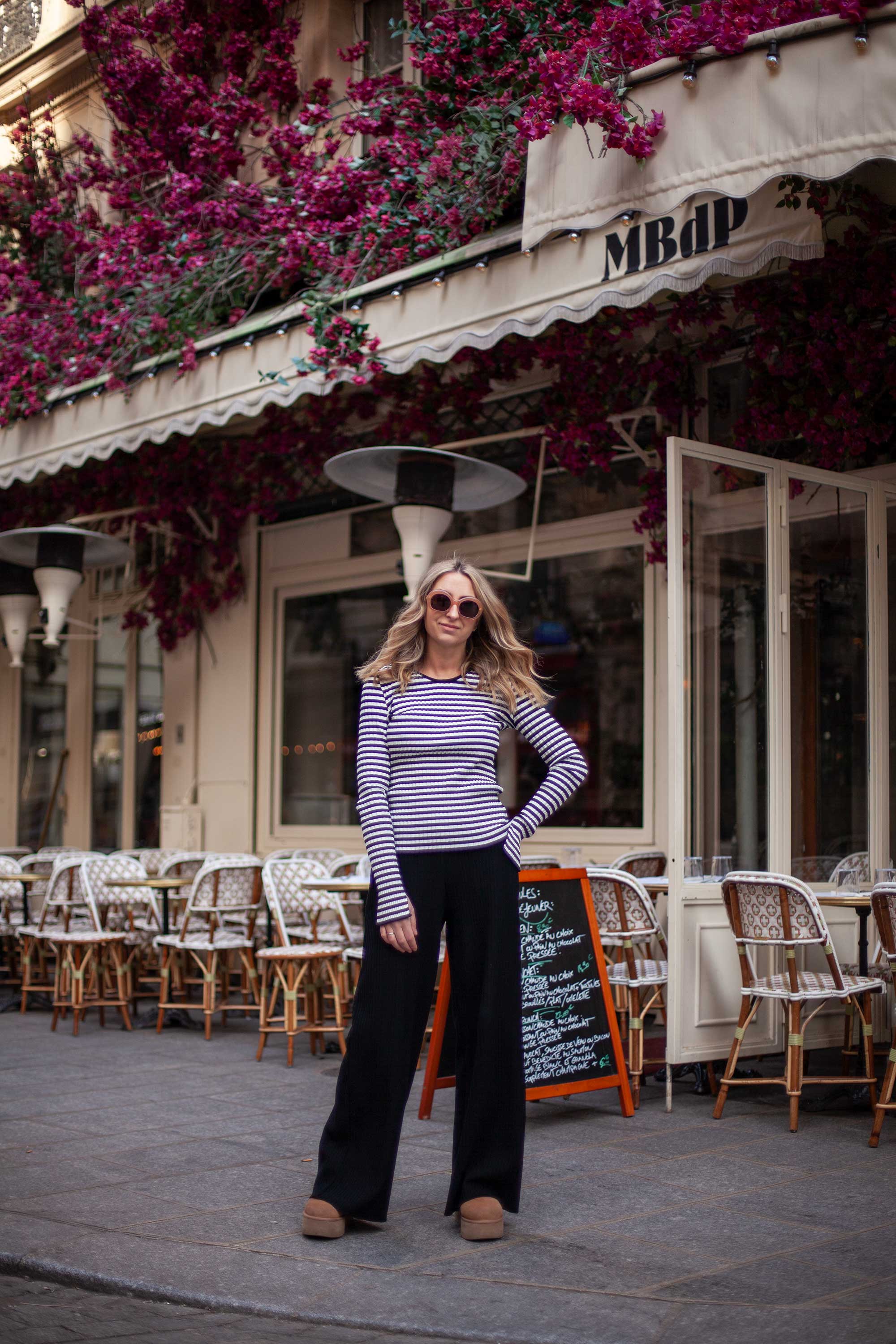 Vera & Brera Co-ord Svart / Stripet