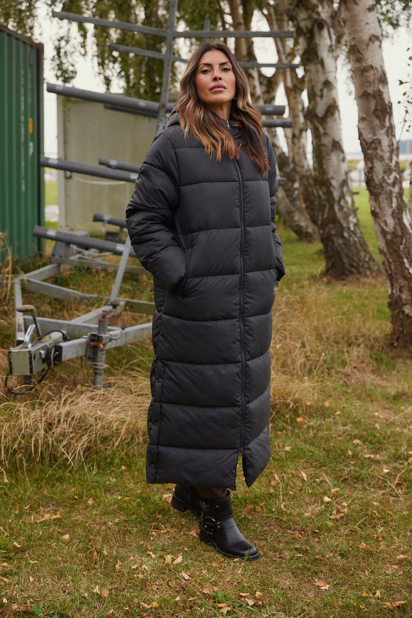 Asta Kåpe | Svart | Frakk fra French Laundry