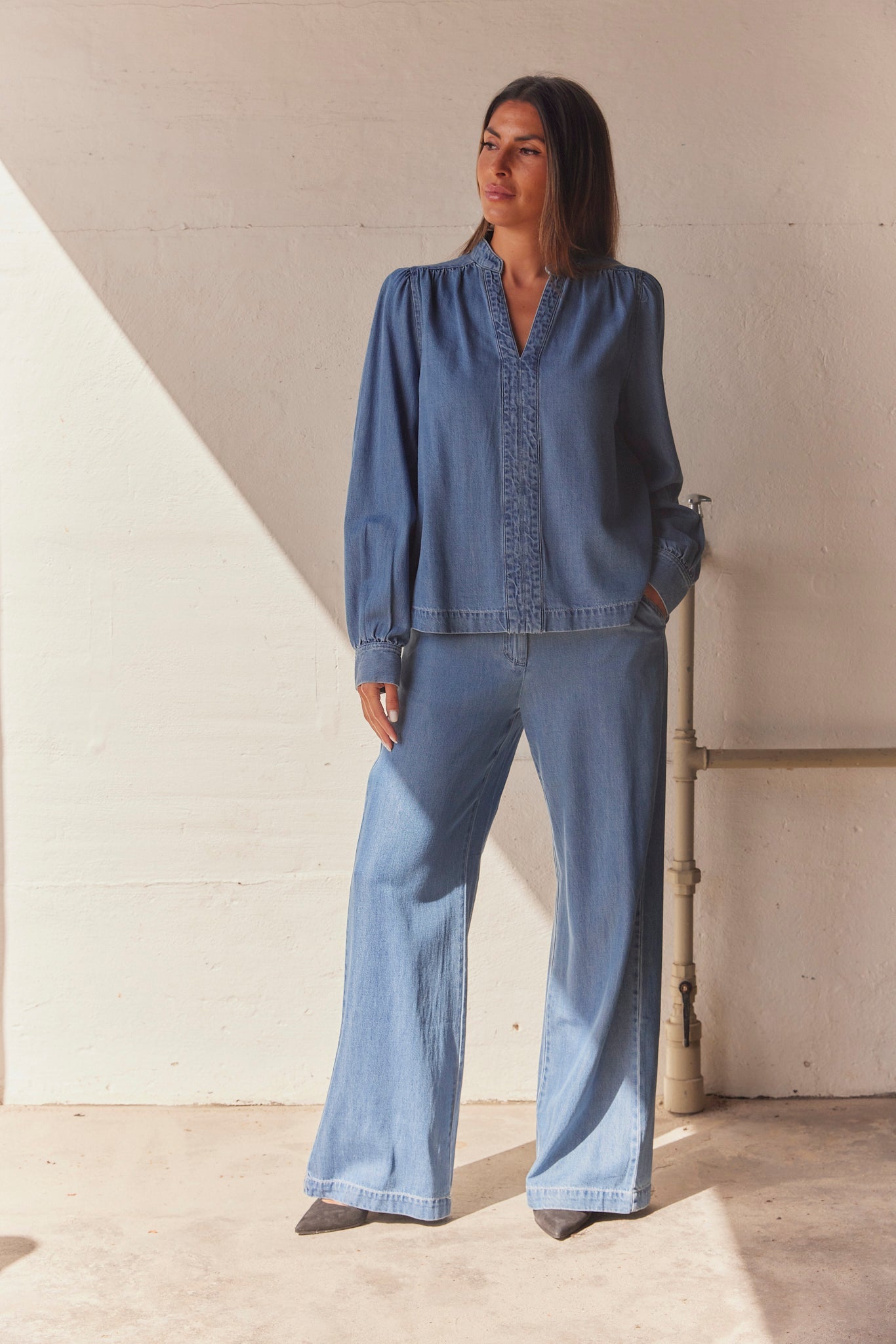 Agnes Pant | Blå | Bukser fra Statebird