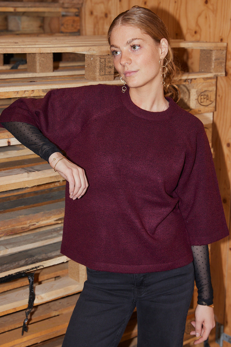Alice Knit | Bordeaux | Strik fra Statebird