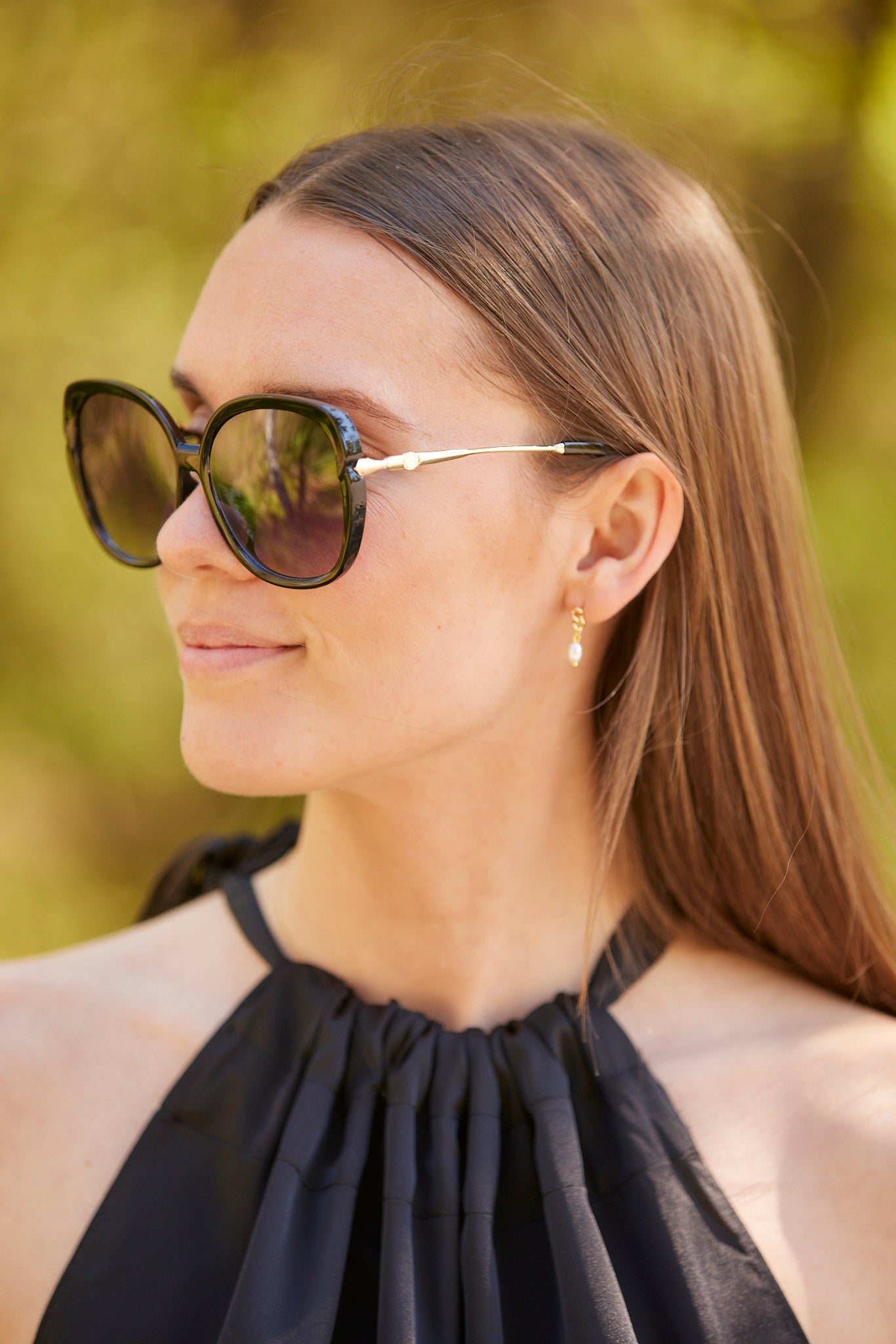 Alia Sunny Shades | Black | Solbriller fra By Timm