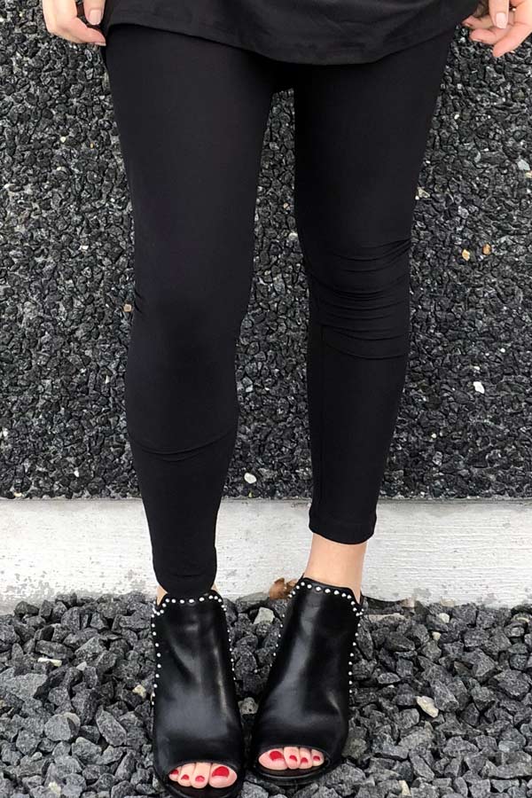 Alma Leggings | Black | Sorte bløde leggings fra Liberté