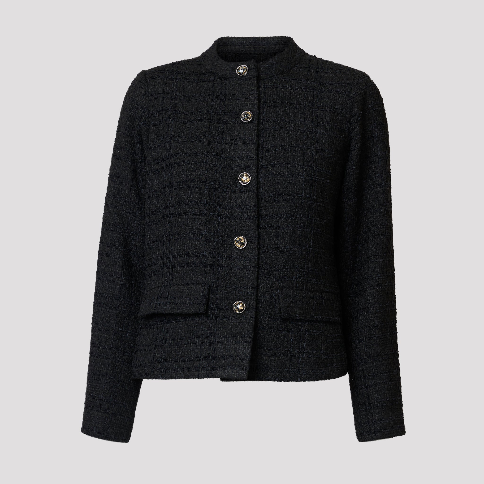 Carmen jakke – svart | trendy chic oversize blazerjakke for dame