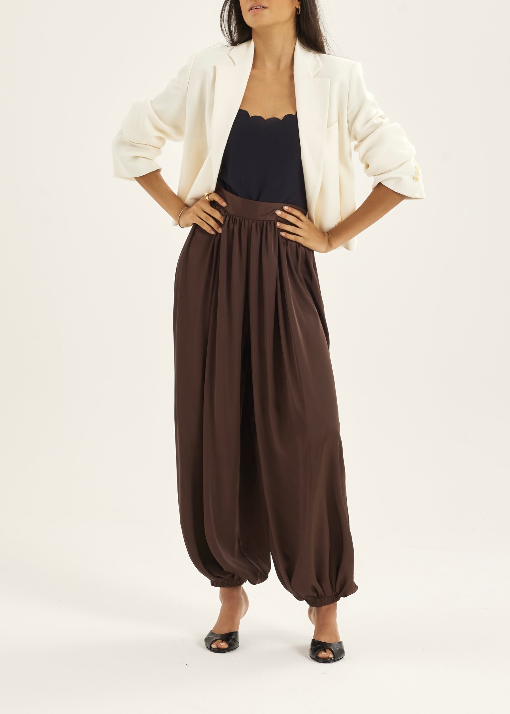 Nikola Everyday Elevate Blazer Jacket | Ivory White