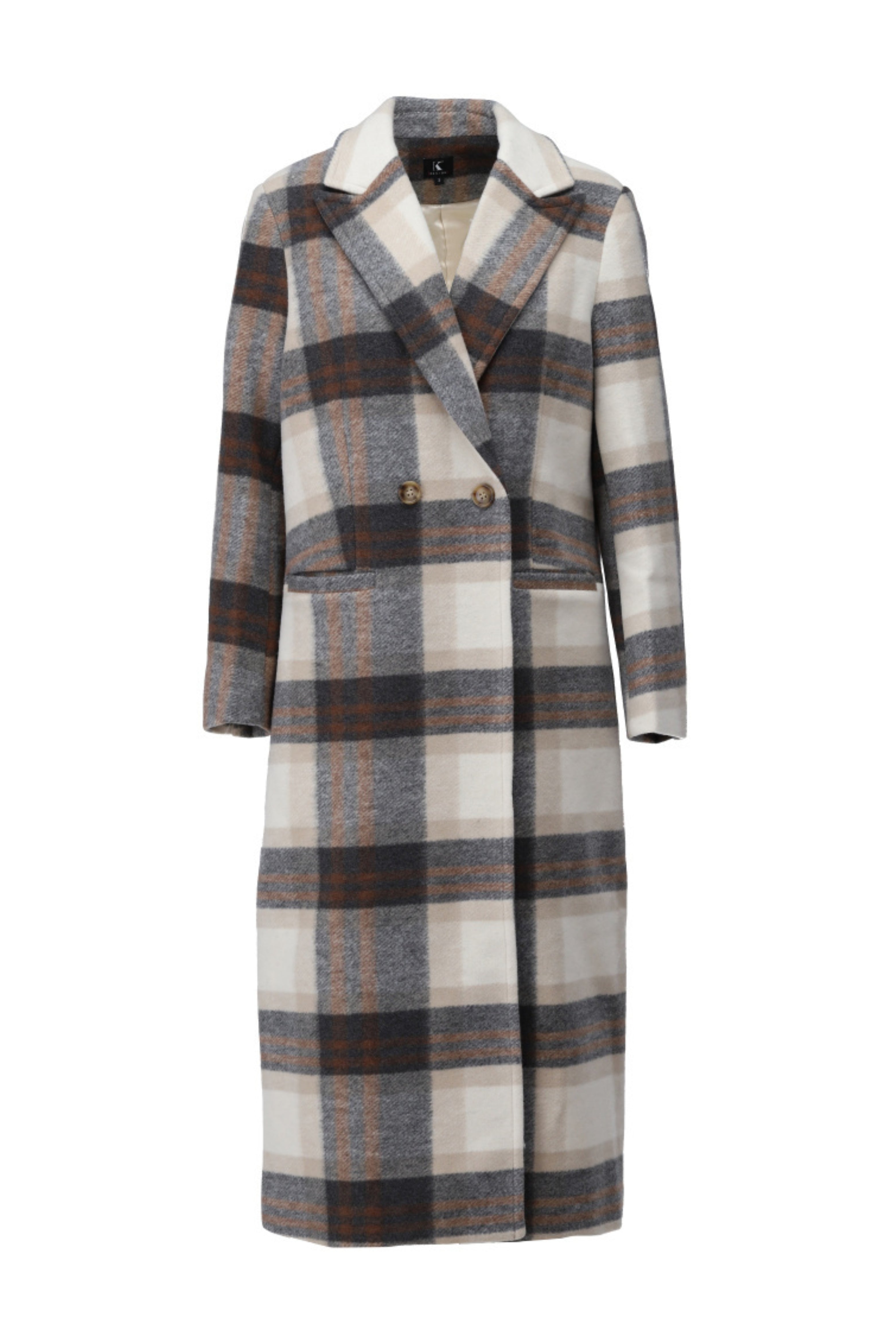 Kåpe Tartan brun
