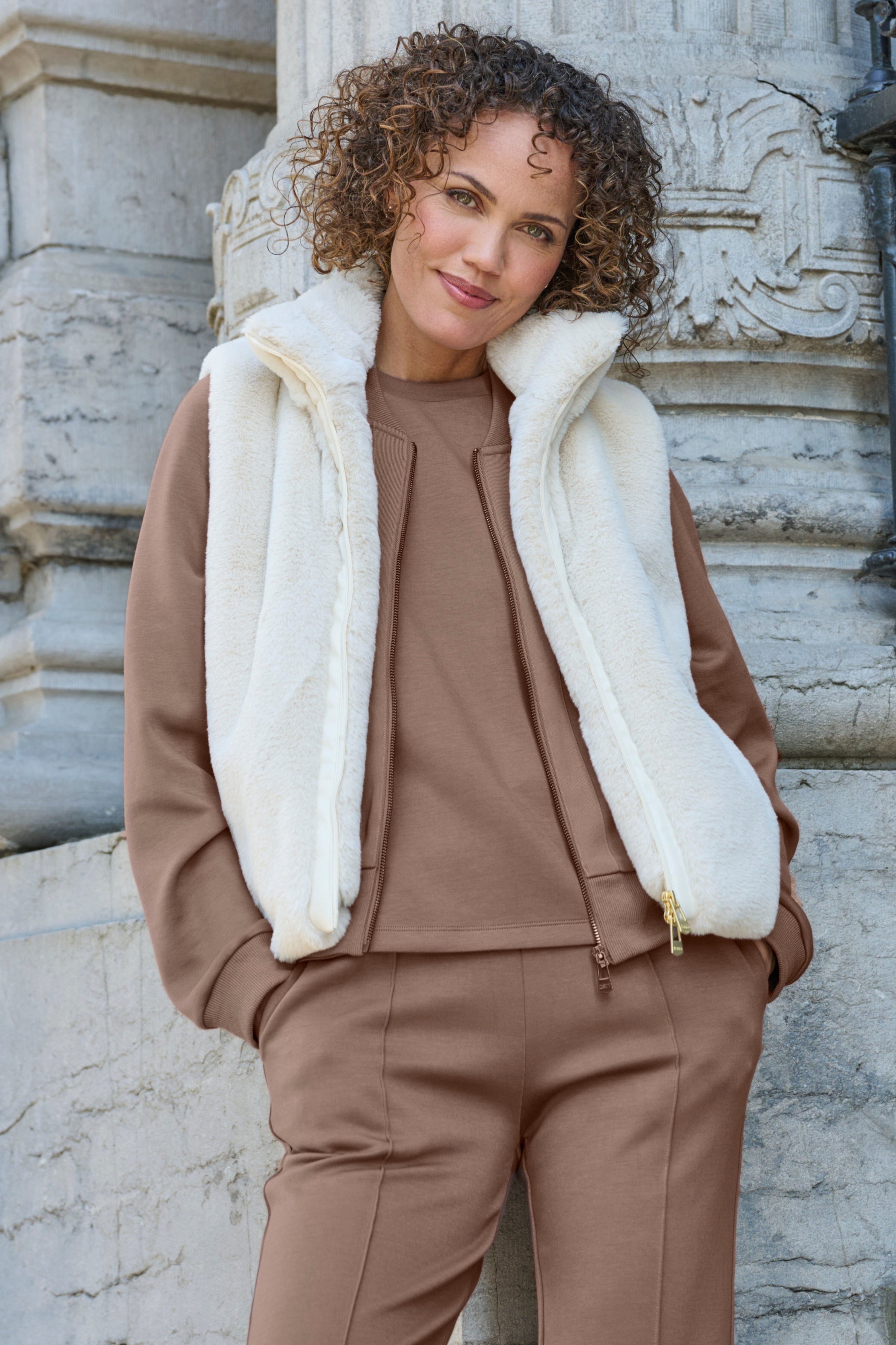 Vest Linda Mocha