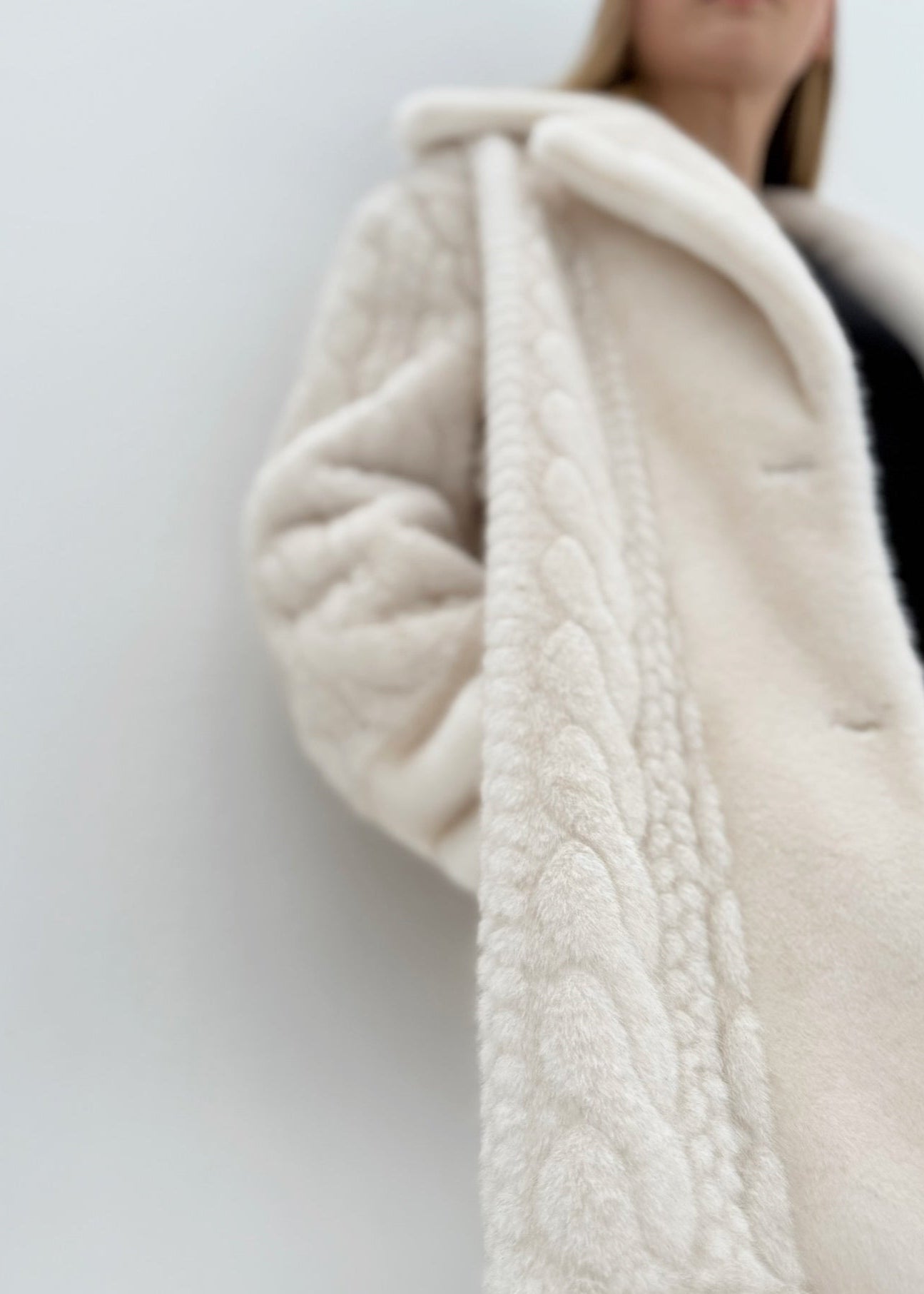 Montclair Ikonisk Pelsjakke | Vinter Latte