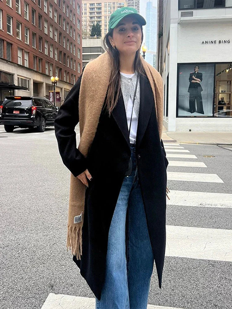 Aletta | Lang Ull Vinterjakke for Dame