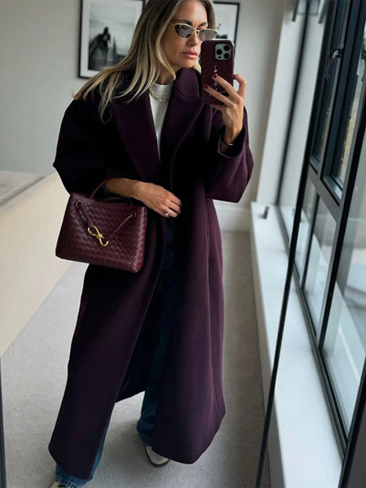 Aletta | Lang Ull Vinterjakke for Dame