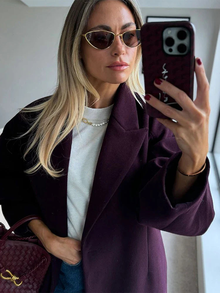Aletta | Lang Ull Vinterjakke for Dame