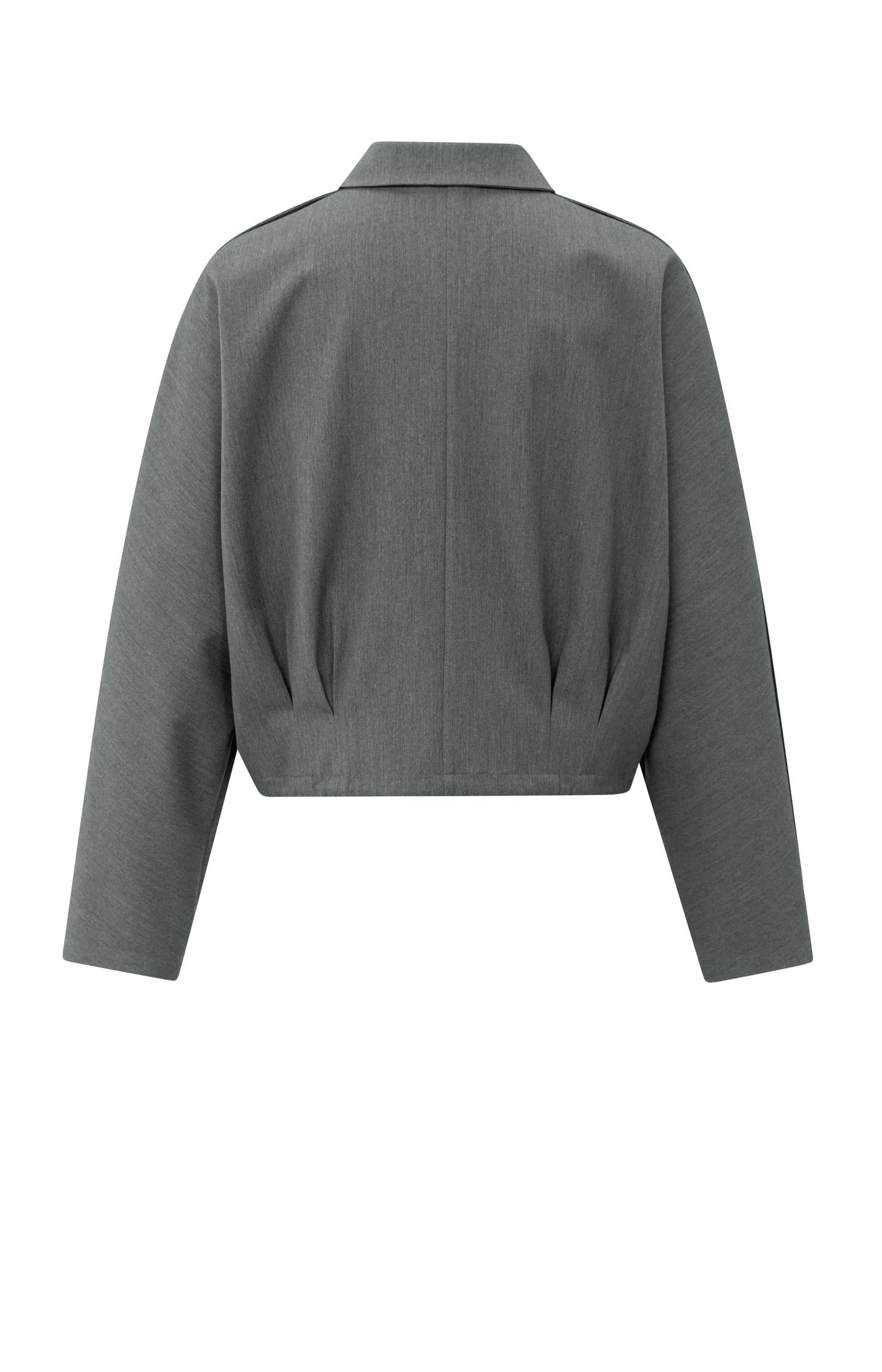 Blusejakke med Livfolder og Knytebelte