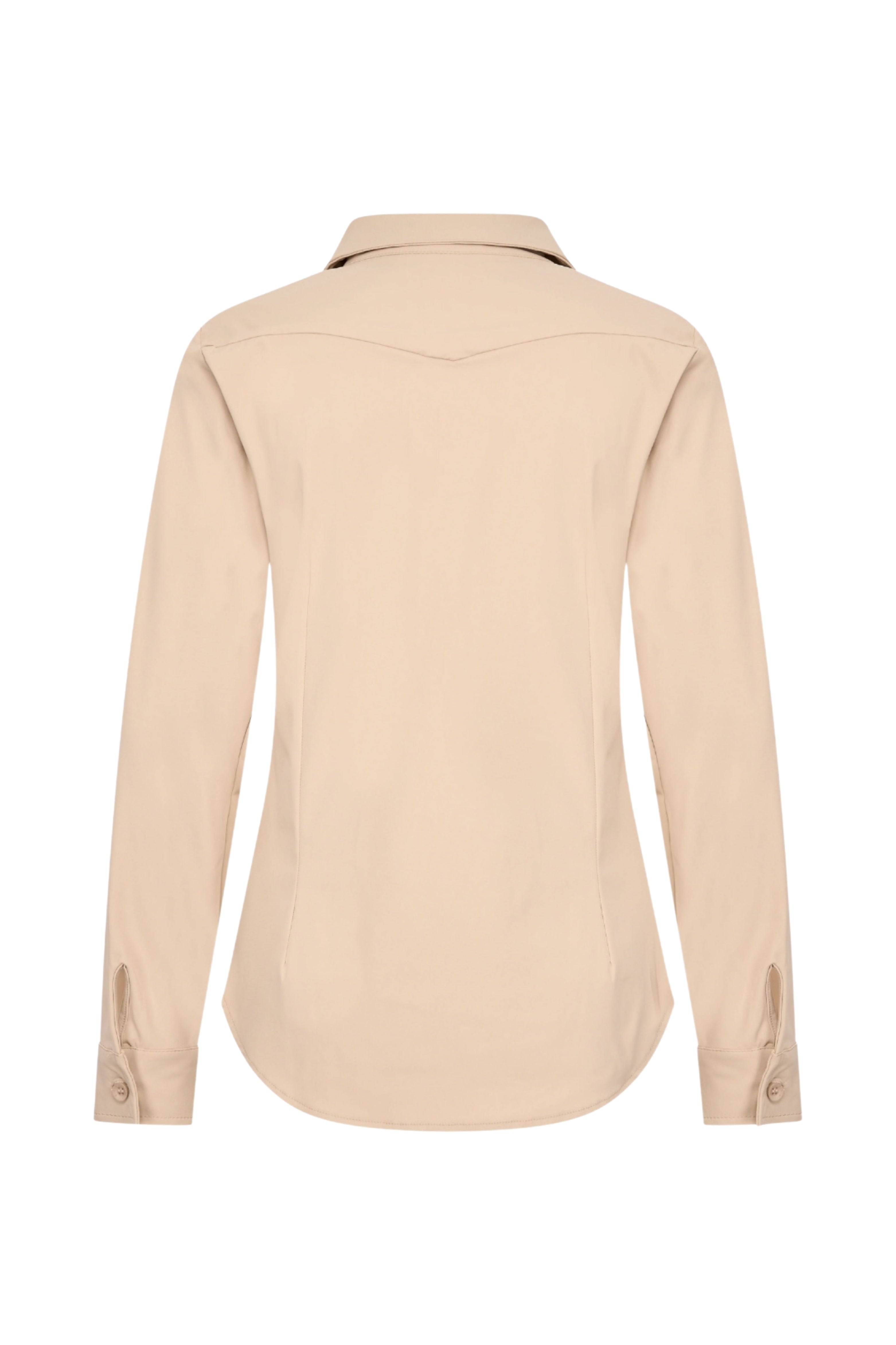 REISEBLUSE DAME SAND – SLIM FIT