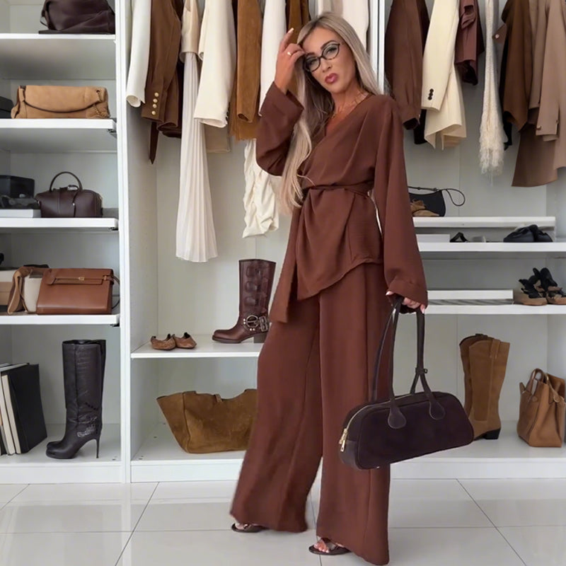 MOTEAKTIG TODELT SETT | TRENDY CO-ORD LONGWEAR FOR DAME