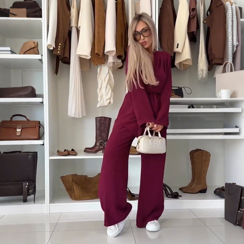 MOTEAKTIG TODELT SETT | TRENDY CO-ORD LONGWEAR FOR DAME