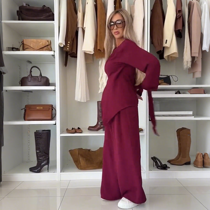 MOTEAKTIG TODELT SETT | TRENDY CO-ORD LONGWEAR FOR DAME