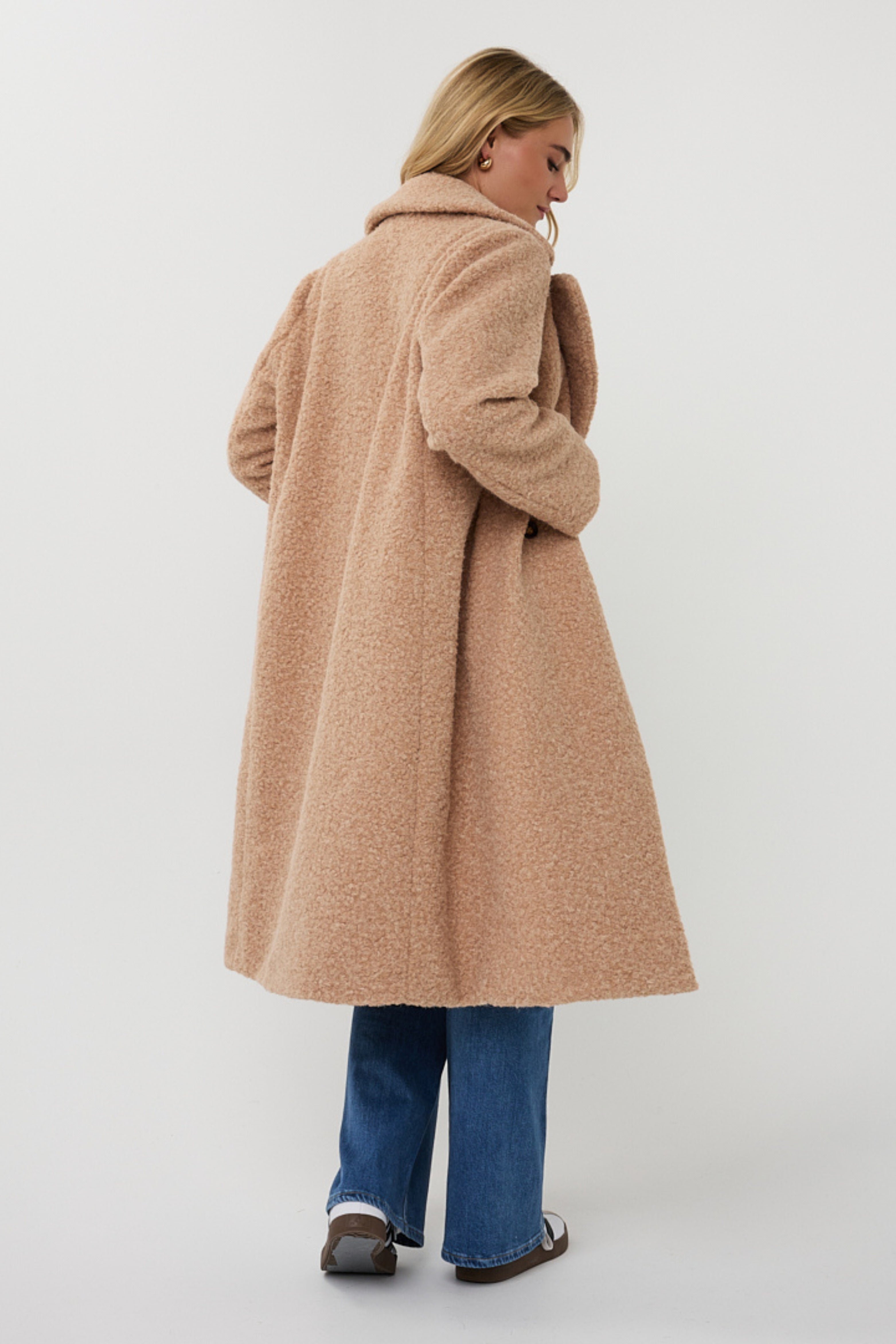 JAKKE BOUCLÉ ​​SAND