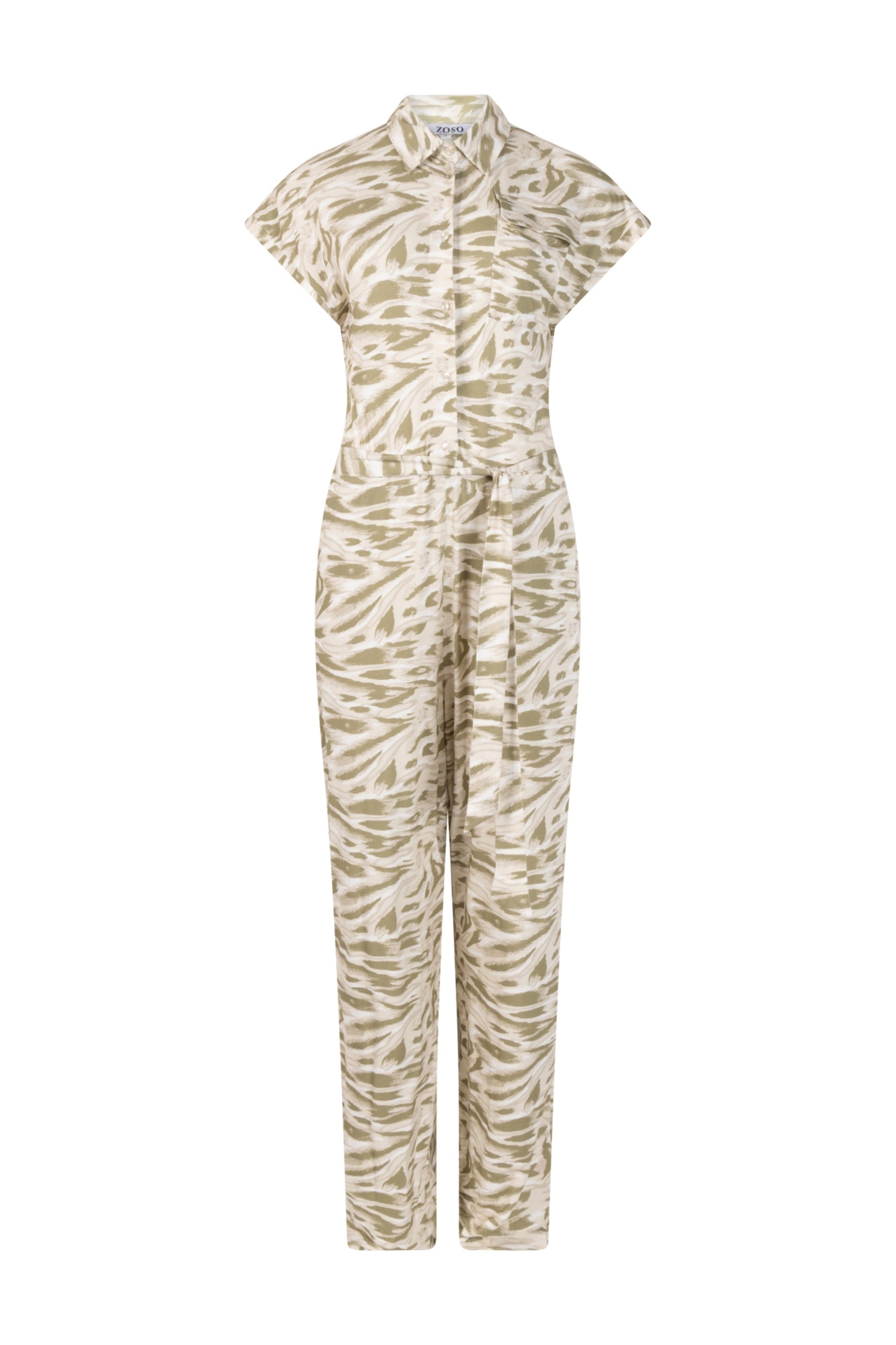 JUMPSUIT LOUISA GRØNN SAND